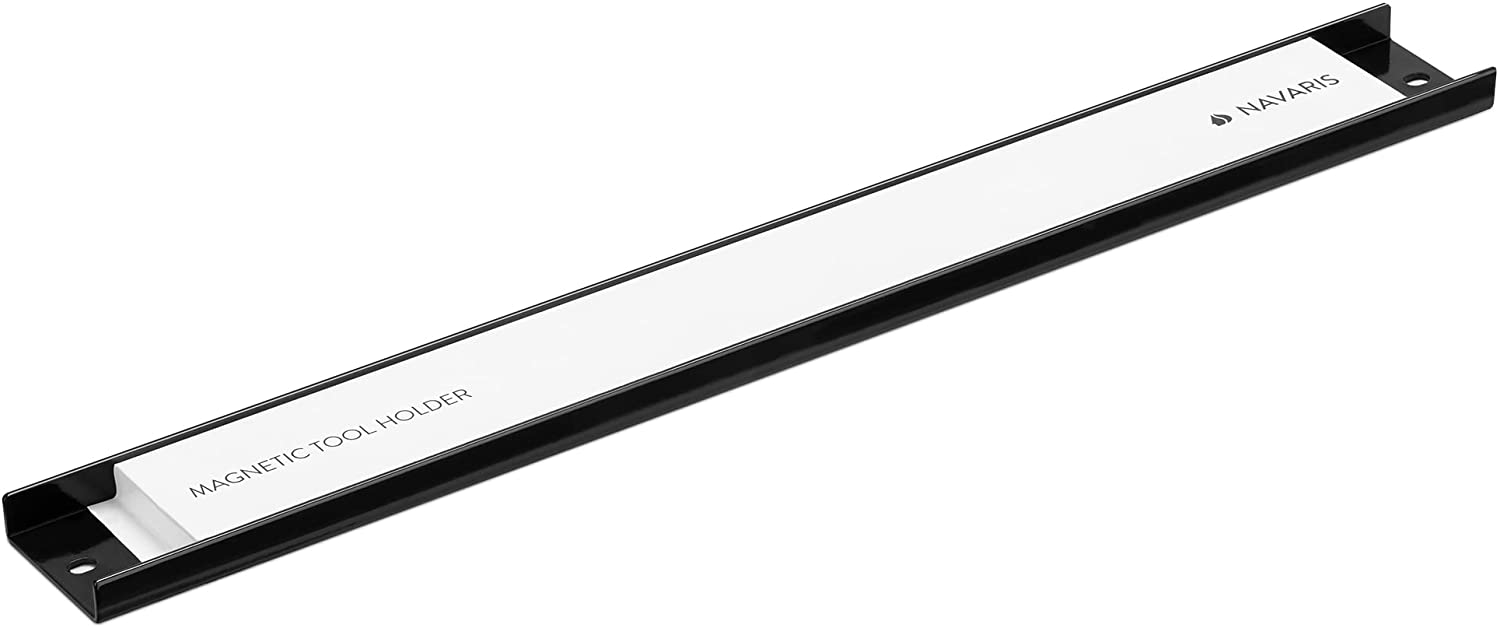 Navaris Επιτοίχια Μαγνητική Βάση Στήριξης Εργαλείων - 5 x 46 cm - Black - 54270.02