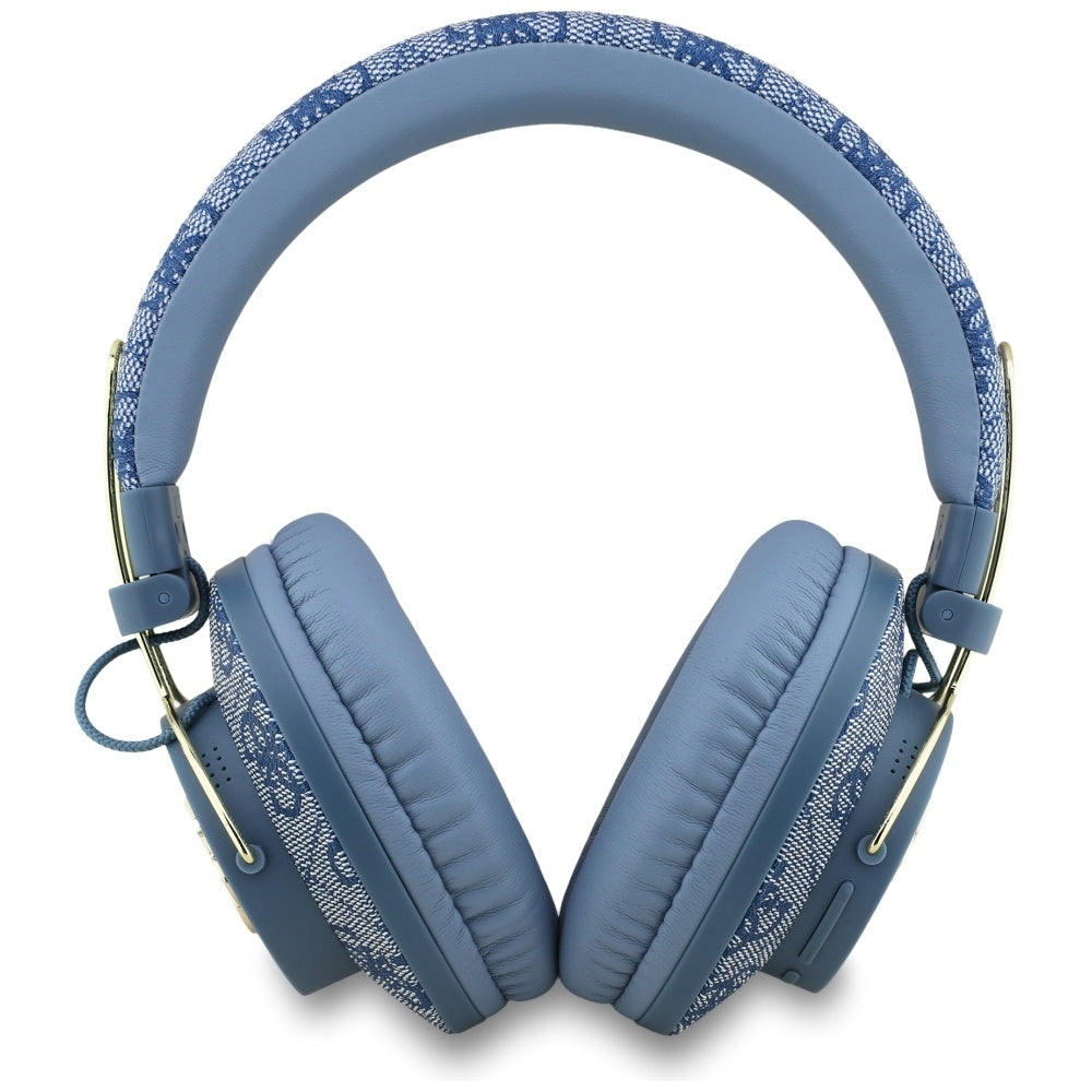 Guess Over-Ear Metal 4G Logo - Ασύρματα Bluetooth Ακουστικά - Blue
