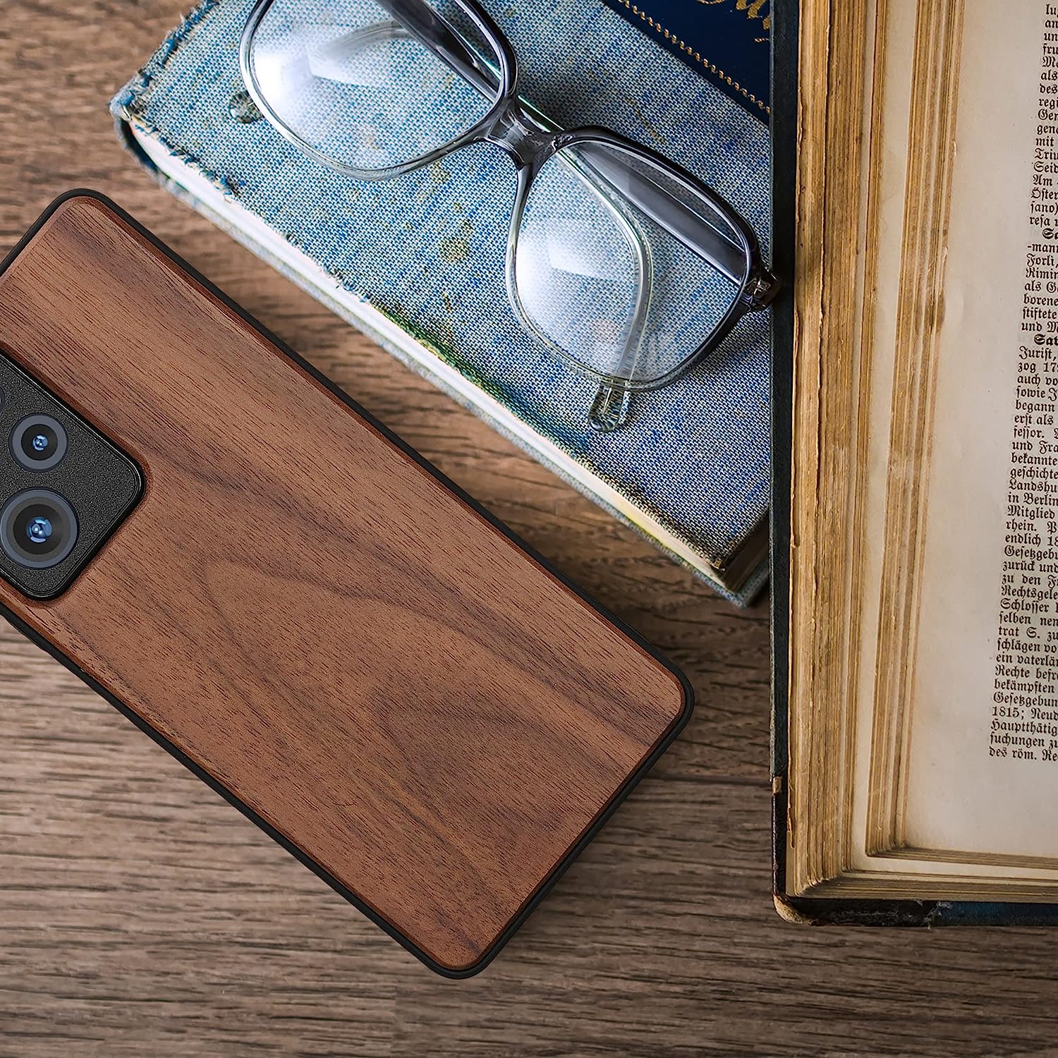 KW Xiaomi Poco X5 Pro 5G Θήκη από Φυσικό Ξύλο - Dark Brown - 60899.18