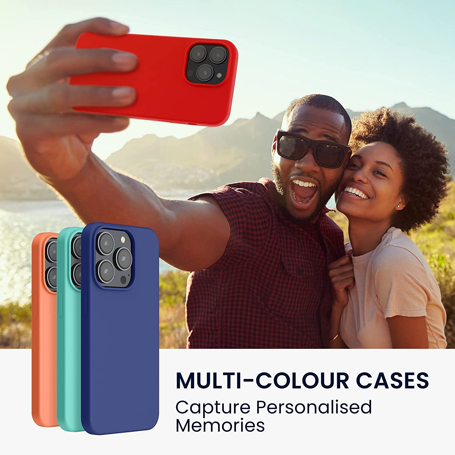 KW iPhone 14 Pro Max Θήκη Σιλικόνης Rubberized TPU - Red - 59074.09