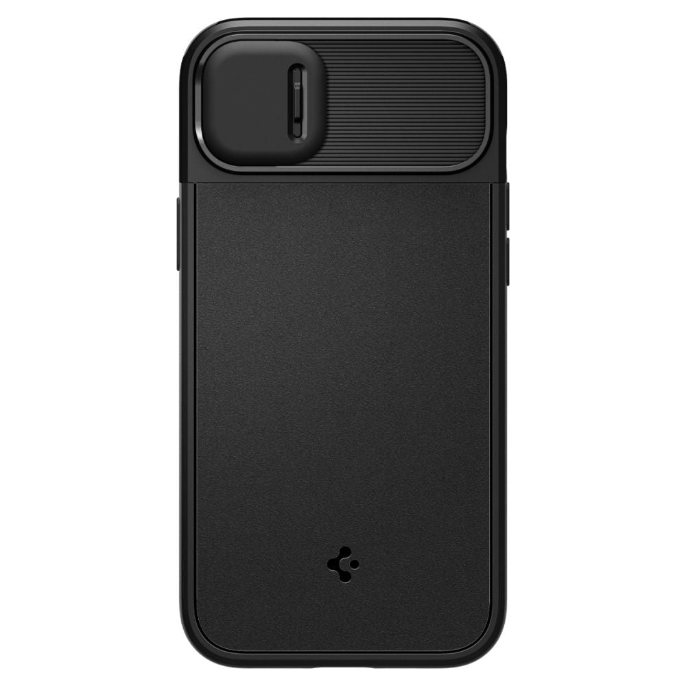 Spigen iPhone 14 Plus / iPhone 15 Plus Optik Armor Mag Θήκη Σιλικόνης με Κάλυμμα για την Κάμερα και MagSafe - Black