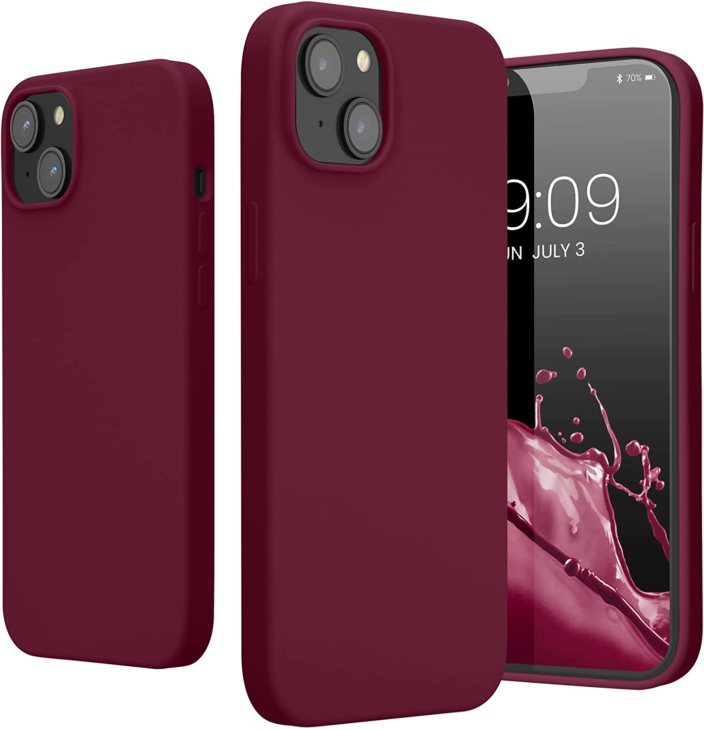 KW iPhone 14 Plus Θήκη Σιλικόνης TPU - Rhubarb Red - 59072.209