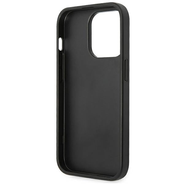 Karl Lagerfeld iPhone 14 Pro - Glitter Flakes Ikonik Σκληρή Θήκη με Πλαίσιο Σιλικόνης - Silver - KLHCP14LGFKPG