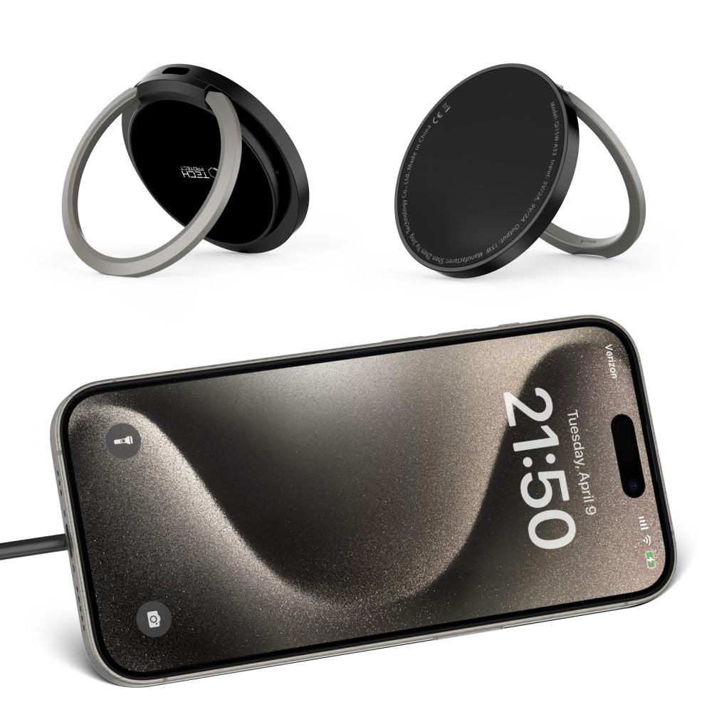 Tech-Protect QI15W-A33 15W Ασύρματος Φορτιστής MagSafe - Black