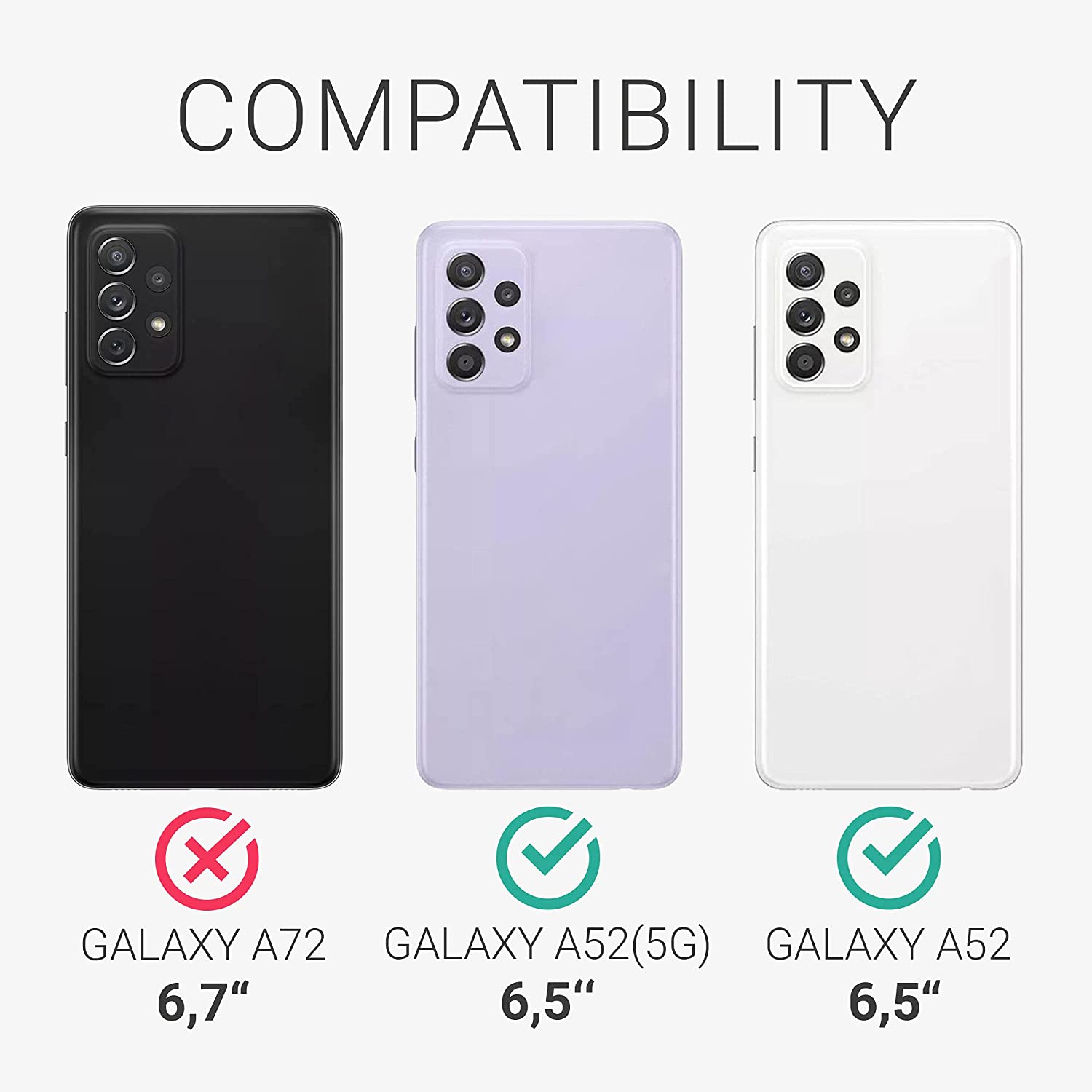 KW Samsung Galaxy A52 / A52 5G / A52s 5G Θήκη Σιλικόνης Rubber TPU - Forest Green - 54347.166