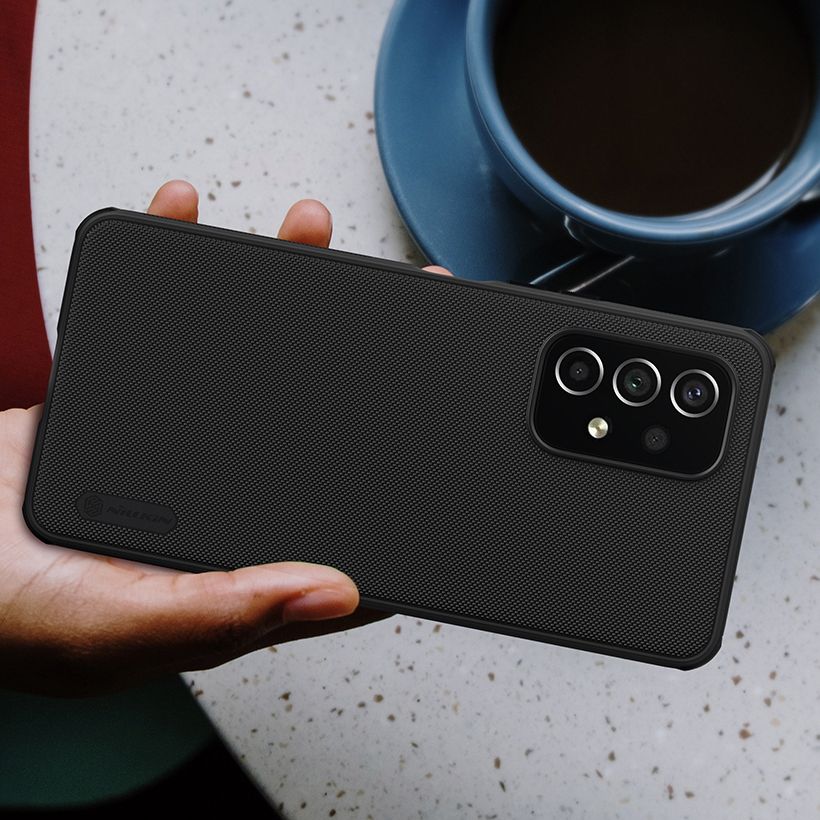 Nillkin Samsung Galaxy A53 5G Super Frosted Shield Pro Σκληρή Θήκη με Πλαίσιο Σιλικόνης - Black