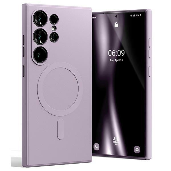 Mercury Samsung Galaxy S24 Ultra Semi-Silicone Magsafe Θήκη Σιλικόνης TPU - Lilac Purple