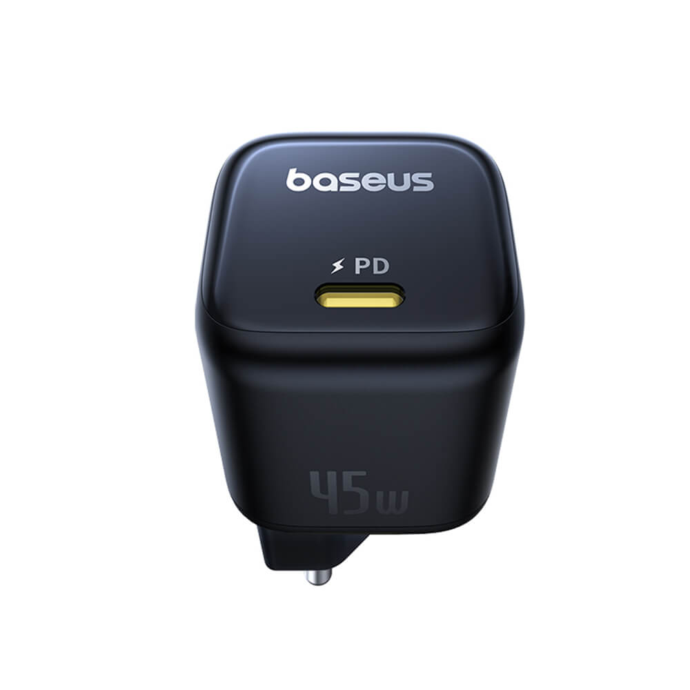 Baseus PicoGo Οικιακός Φορτιστής Γρήγορης Φόρτισης 45W με Θύρα Type - C - Cosmic Black