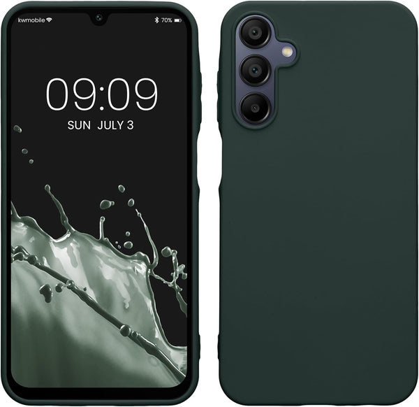KW Samsung Galaxy A15 4G / A15 5G Θήκη Σιλικόνης TPU - Moss Green