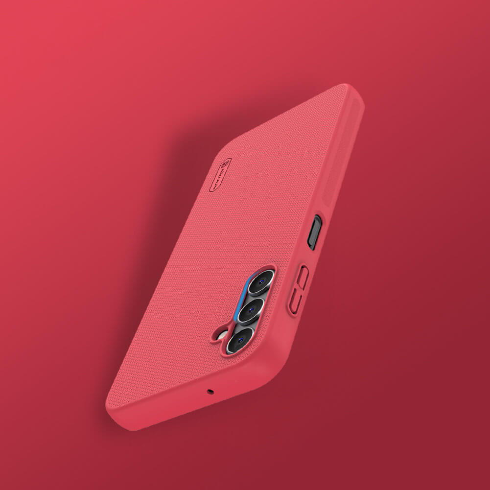 Nillkin Samsung Galaxy A14 5G Super Frosted Shield Σκληρή Θήκη με Πλαίσιο Σιλικόνης - Red