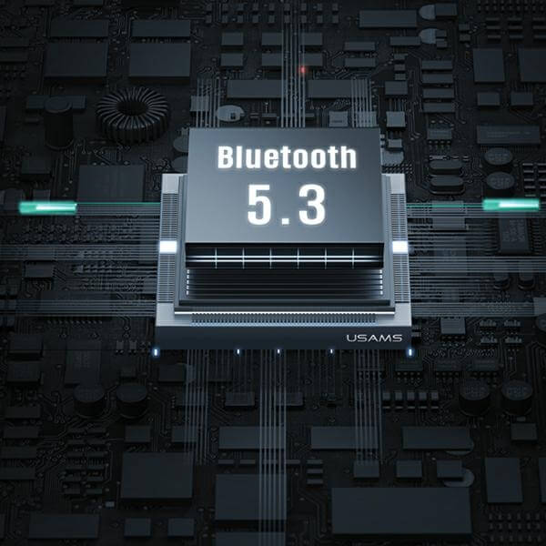 USAMS TWS X-Don Series - Bluetooth 5.3 - Ασύρματα ακουστικά για Κλήσεις / Μουσική - Black