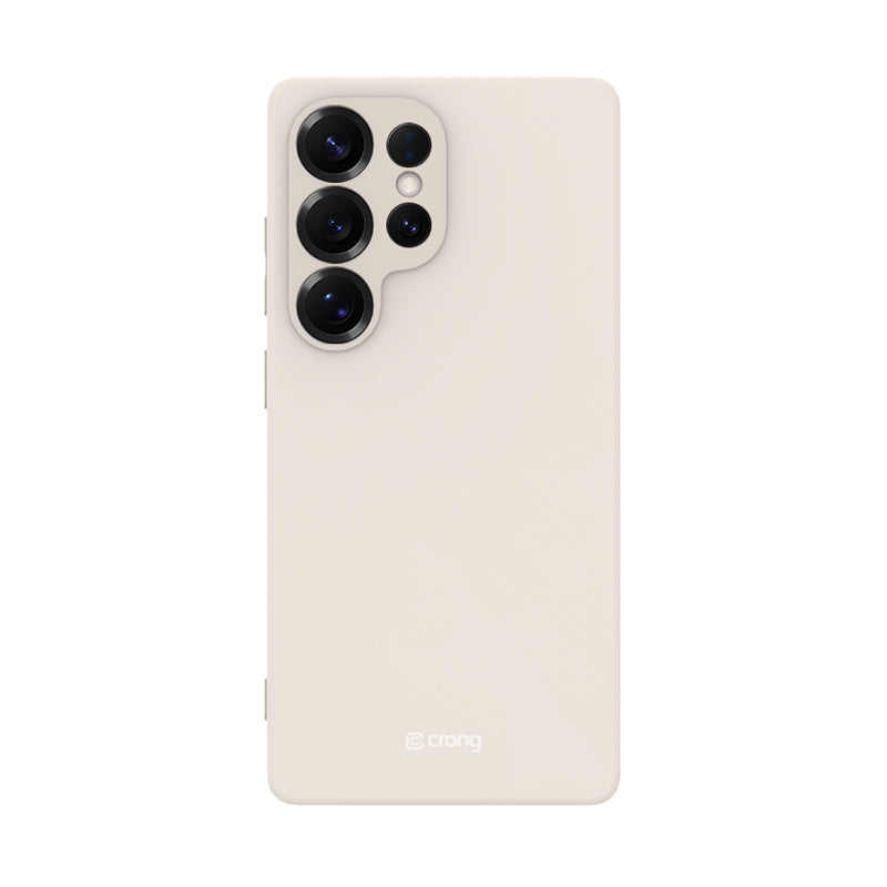 Crong Samsung Galaxy S25 Ultra Cover Θήκη Σιλικόνης - Beige
