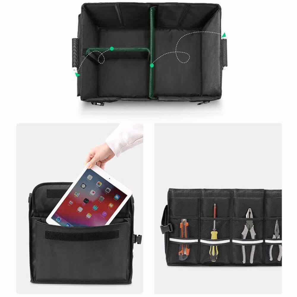 Ugreen Car Trunk Organizer - Πτυσσόμενη Τσάντα Οργάνωσης για το Αυτοκίνητο - Black - 80710