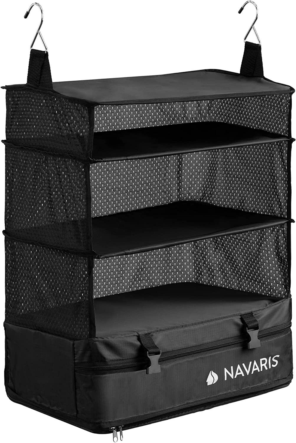 Navaris Φορητή Κρεμάστρα Organizer Ταξιδίου - Black - 58789.01