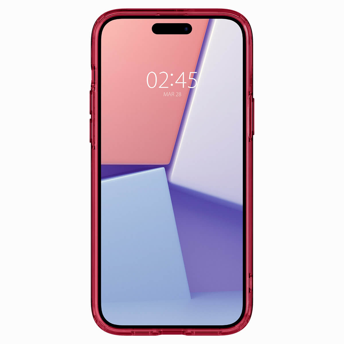 Spigen iPhone 15 Ultra Hybrid Σκληρή Θήκη με Πλαίσιο Σιλικόνης - Red Crystal