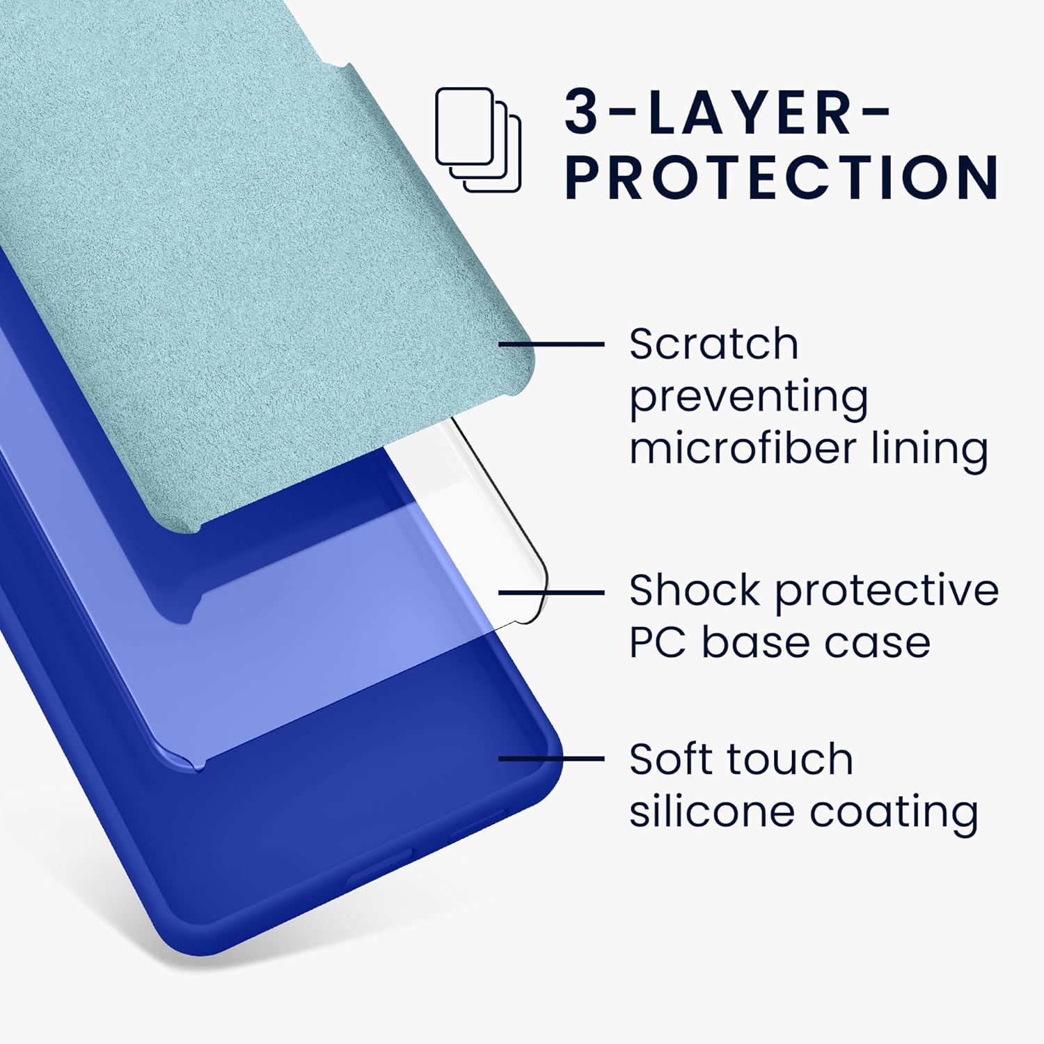 KW Samsung Galaxy S24 Θήκη Σιλικόνης Rubberized TPU - Baltic Blue