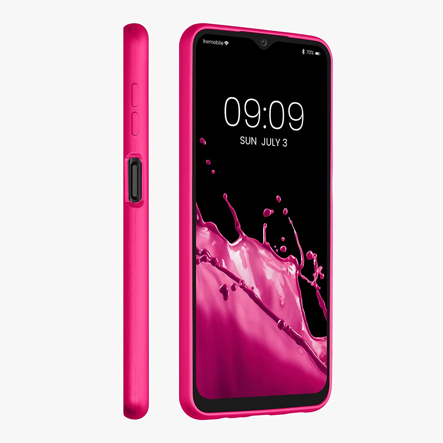KW Samsung Galaxy A04s Θήκη Σιλικόνης TPU - Metallic Pink - 60135.65
