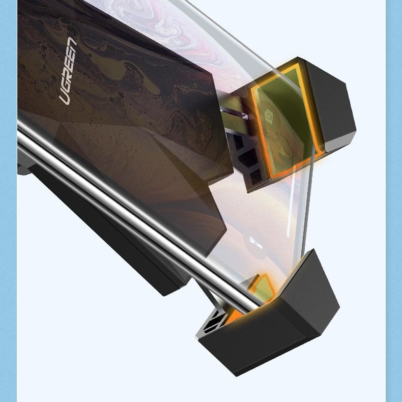 Ugreen 60989 Bike Mount Universal Βάση Κινητού για Ποδήλατο - Black