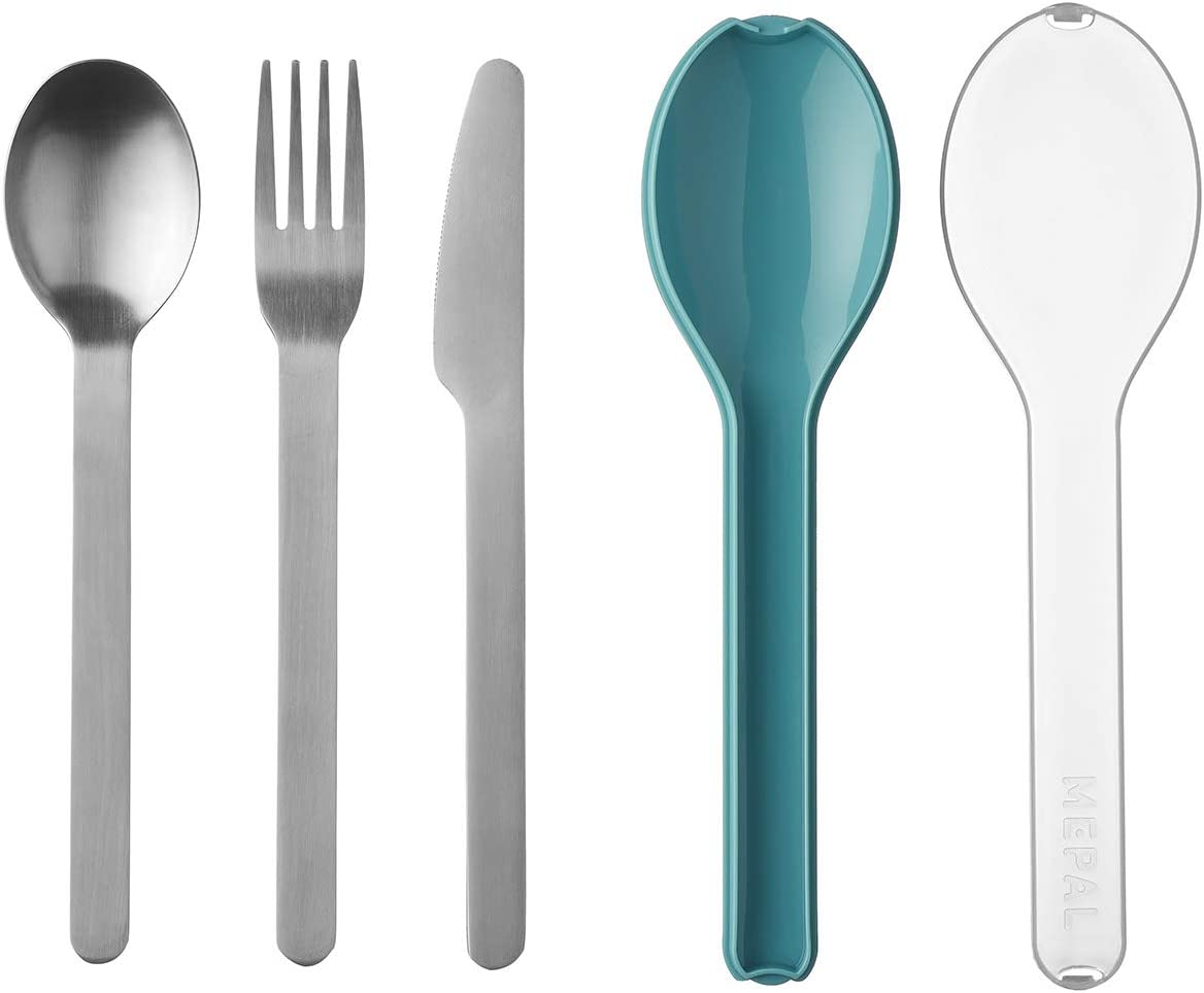 Mepal Cutlery Ellipse Σετ Μαχαιροπήρουνων - Σετ 3 Τεμαχίων - BPA FREE - Nordic Green