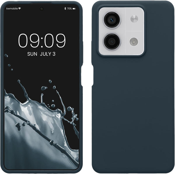 KW Xiaomi Redmi Note 13 5G Θήκη Σιλικόνης Rubberized TPU - Dark Slate