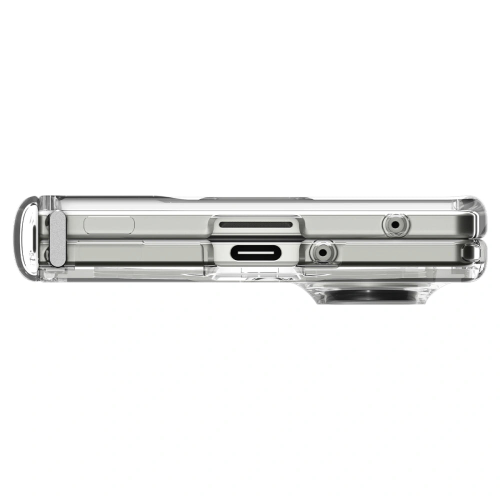 Spigen Samsung Galaxy Z Fold7 - Ultra Hybrid Pro Mag - Σκληρή Θήκη με Πλαίσιο Σιλικόνης με MagSafe - Clear / White