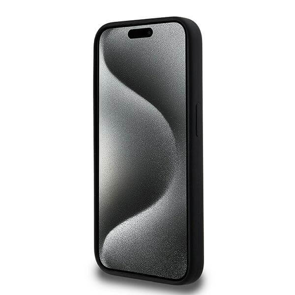 Karl Lagerfeld iPhone 15 Pro Max - Silicone Karl and Choupette - Θήκη Σιλικόνης με MagSafe - Black - KLHMP15XSKCHPPLK