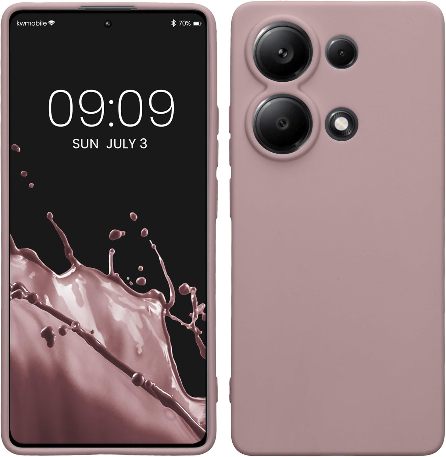 KW Xiaomi Redmi Note 13 Pro 4G Θήκη Σιλικόνης TPU - Nude Lilac