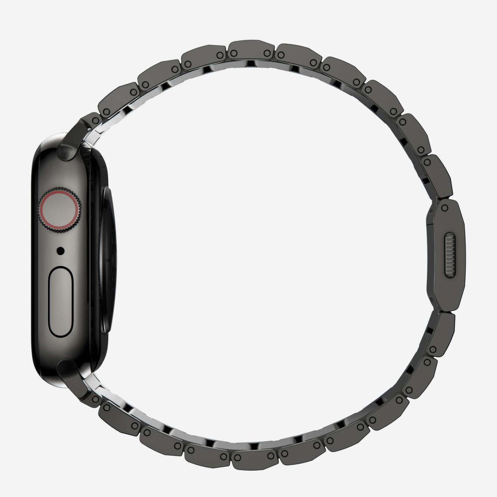 Tech-Protect Λουράκι Apple Watch 8/9/10/11 - SE (1/2/3) - Ultra (1/2/3) – 44/45/46/49mm SteelBand από Ανοξείδωτο Ατσάλι - Black