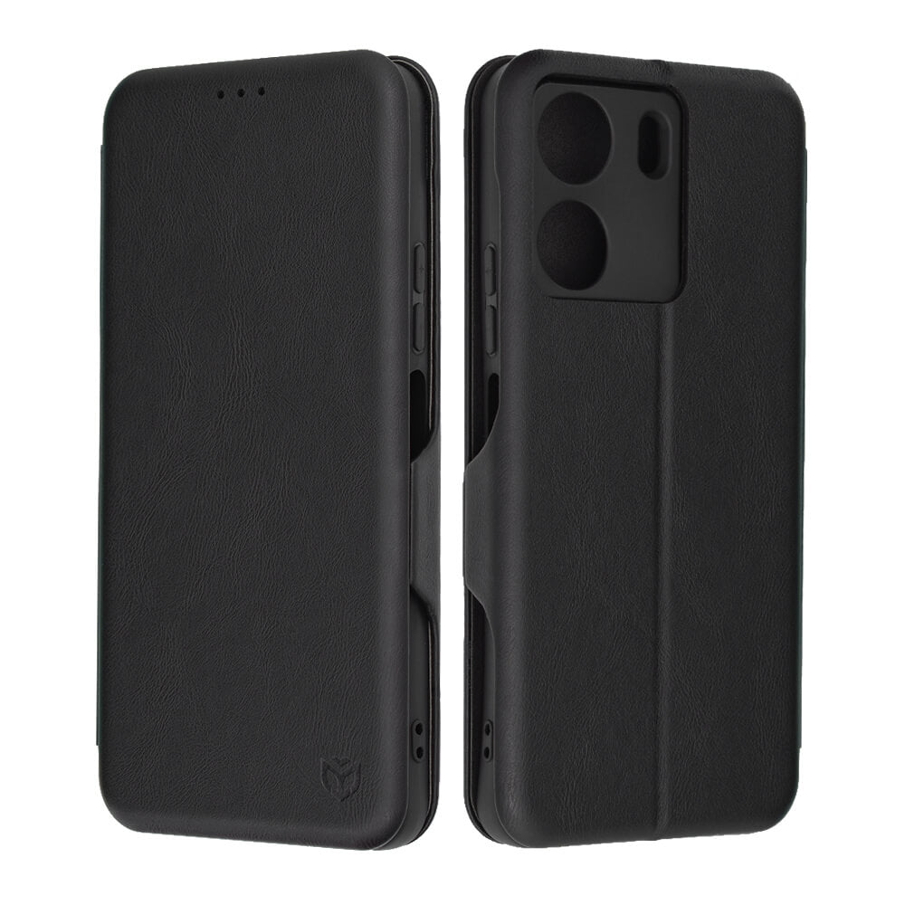 Techsuit Xiaomi Redmi 13C 4G / Poco C65 - Safe Wallet Plus - Θήκη Βιβλίο - Black