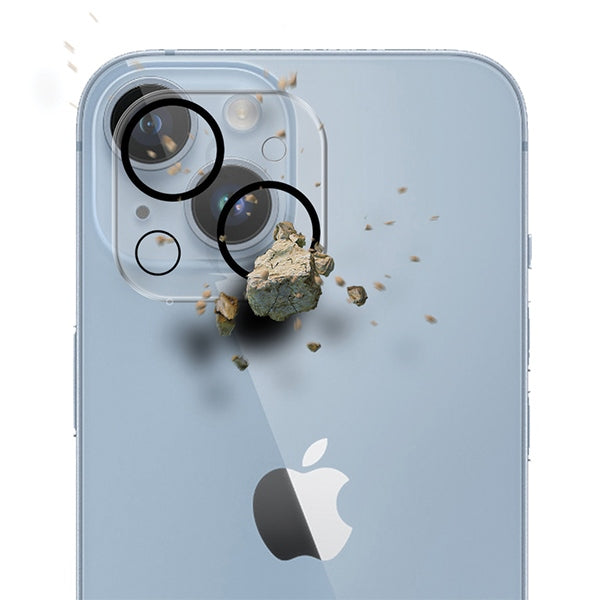 3MK iPhone 15 / iPhone 15 Plus Lens Pro Full Cover 9H Αντιχαρακτικό Γυαλί για την Κάμερα - Διάφανο