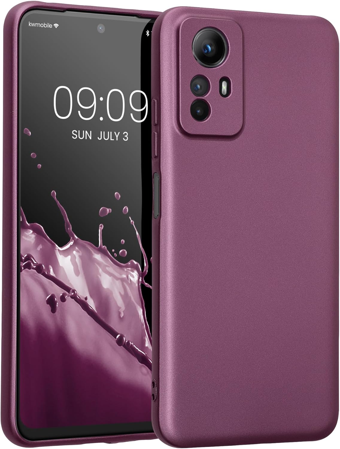 KW Xiaomi Redmi Note 12S Θήκη Σιλικόνης TPU - Metallic Lavender - 60710.230