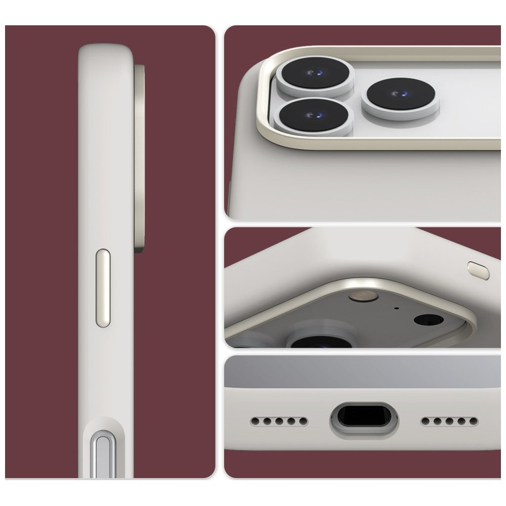 Araree iPhone 18 Pro / iPhone 17 Pro - Θήκη Σιλικόνης MagSafe - Typo Skin M - Burgundy