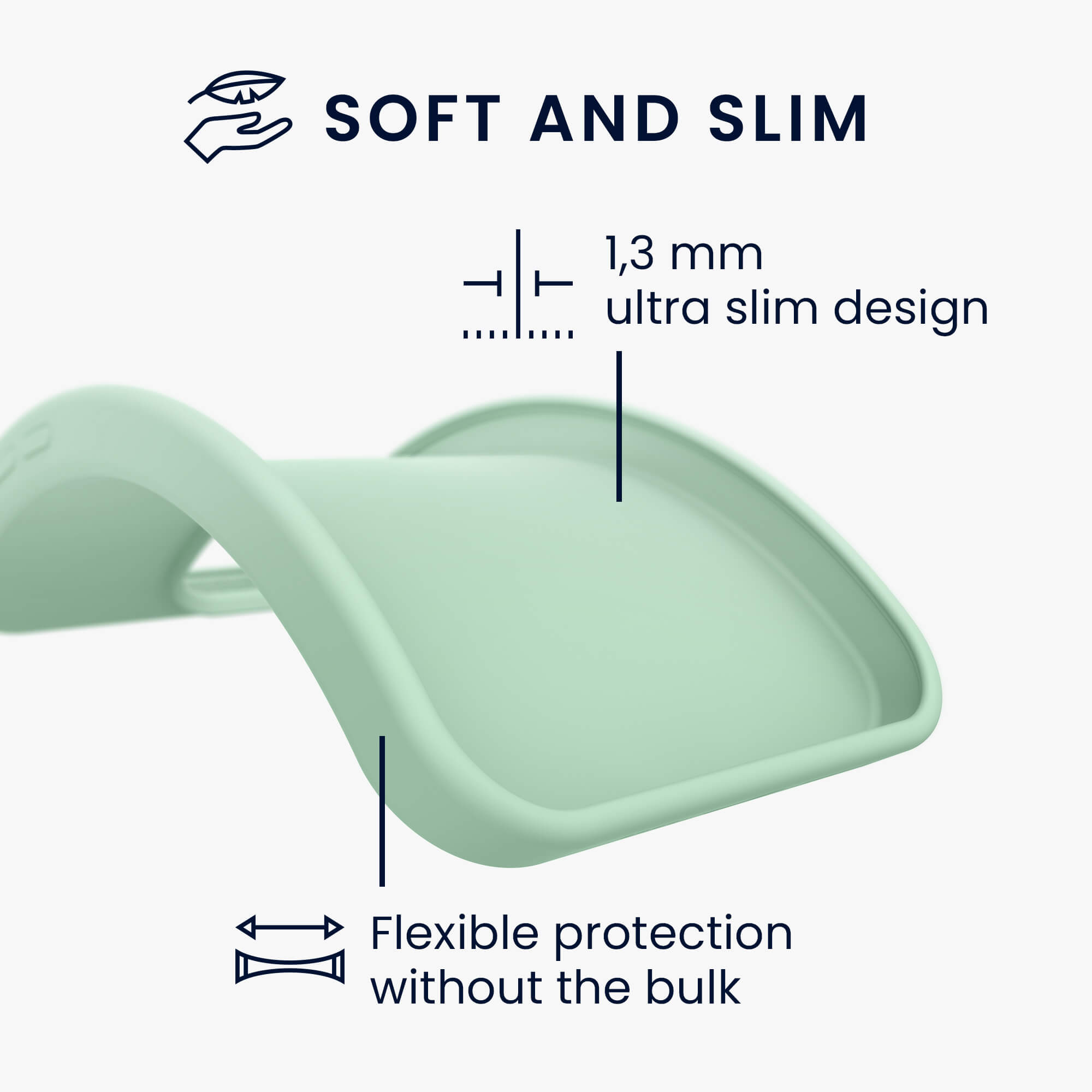 KW Samsung Galaxy A55 5G Λεπτή Θήκη Σιλικόνης TPU - Matte Mint Green