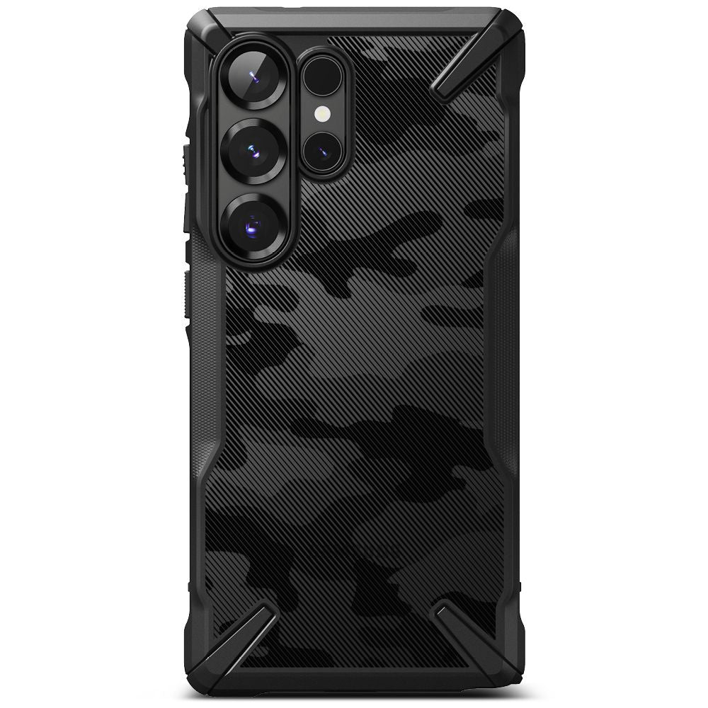 Ringke Samsung Galaxy S25 Ultra Fusion X Σκληρή Θήκη με Πλαίσιο Σιλικόνης - Camo Black
