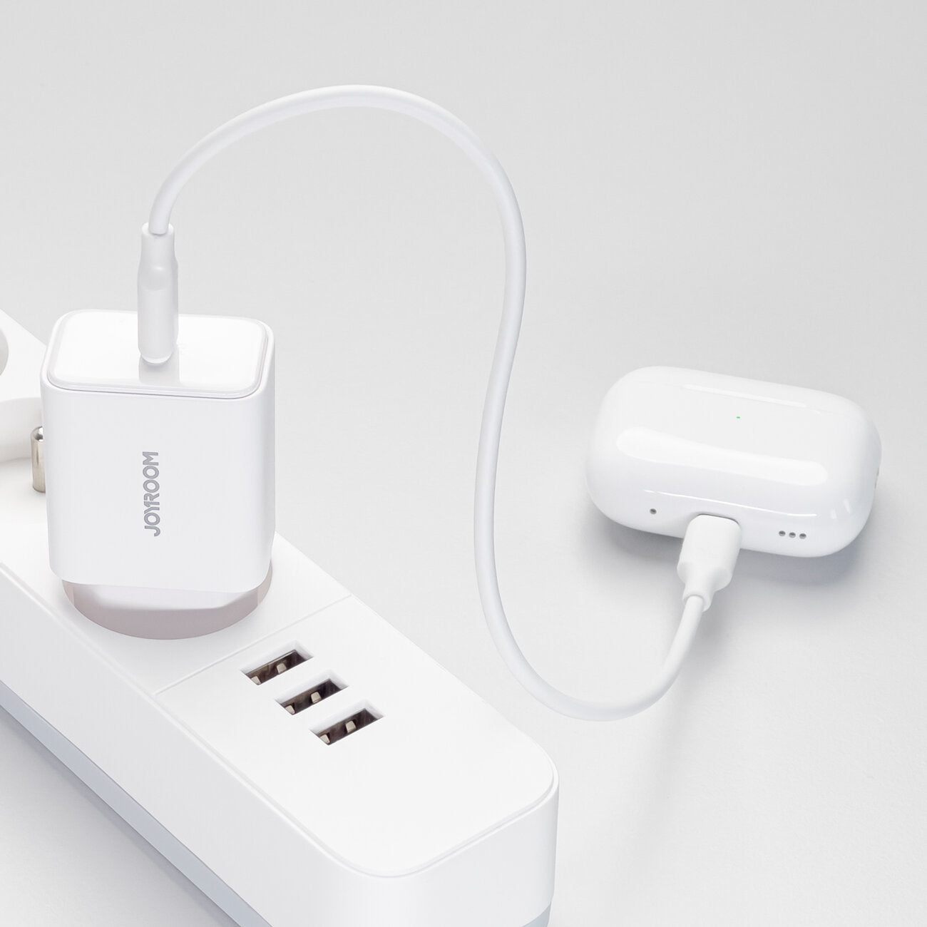 Joyroom Οικιακός Φορτιστής Γρήγορης Φόρτισης με Θύρα Type-C PD 20W - White - JR-TCF06