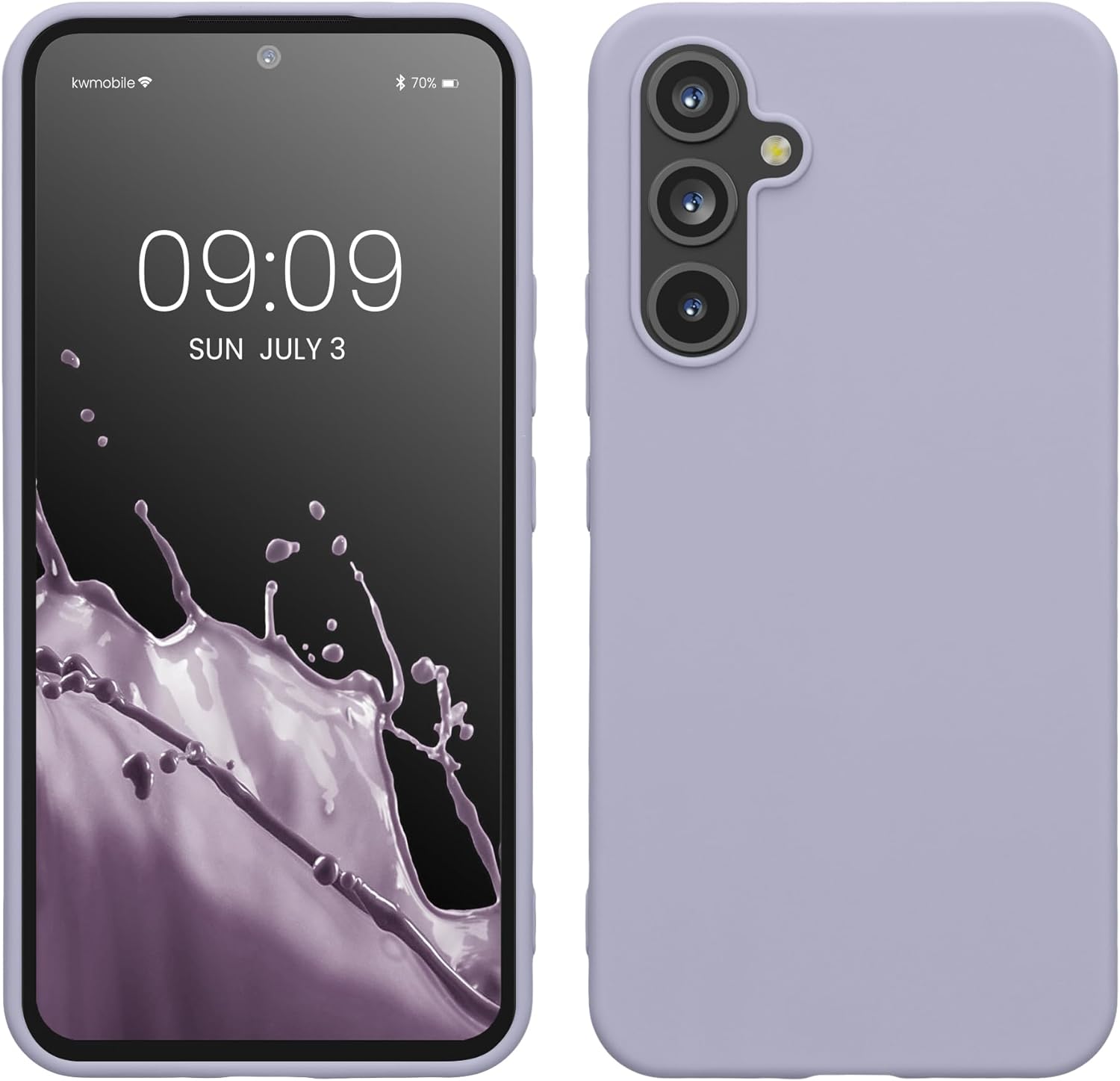 KW Samsung Galaxy A54 5G Θήκη Σιλικόνης TPU - Pastel Lavender