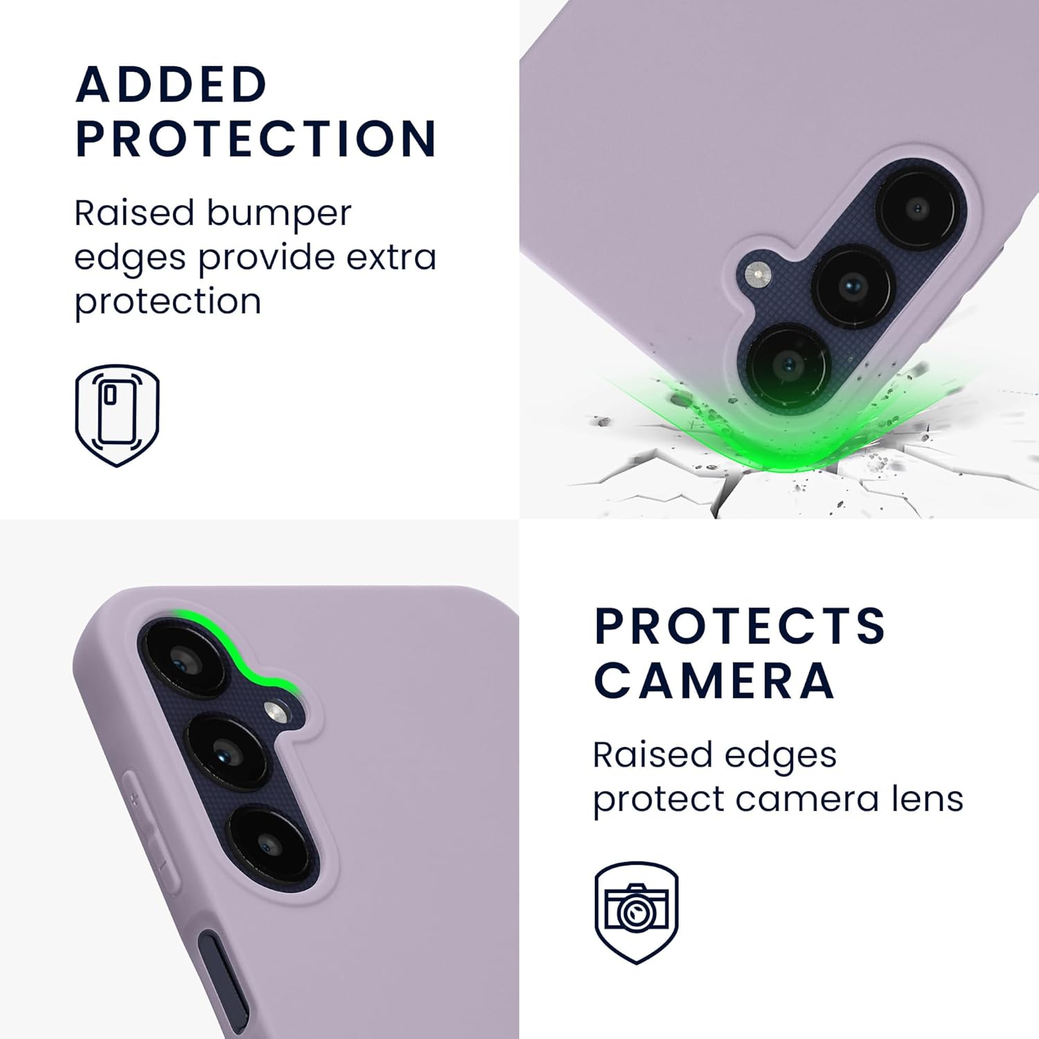 KW Samsung Galaxy A25 5G Λεπτή Θήκη Σιλικόνης TPU - Lavender