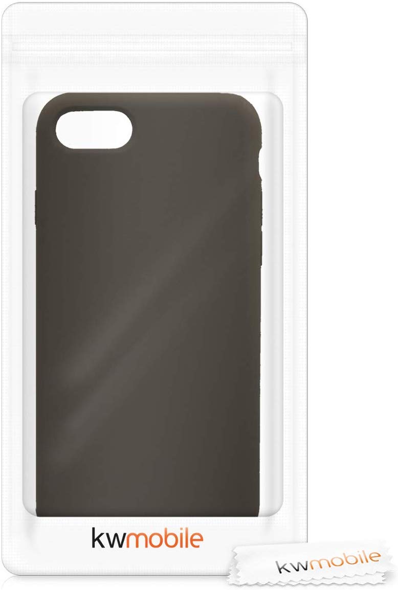 KW iPhone SE 2022 / SE 2020 / 7 / 8 Θήκη Σιλικόνης Rubber TPU - Coffee - 40225.46