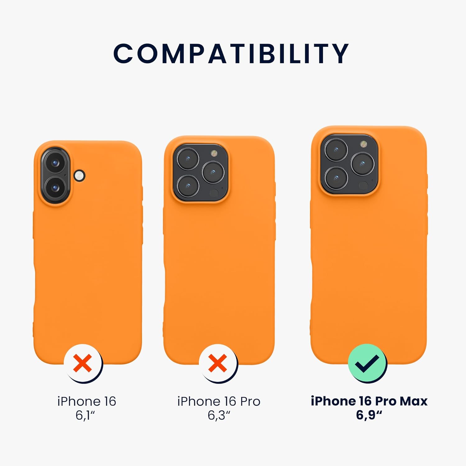 KW iPhone 16 Pro Max Λεπτή Θήκη Σιλικόνης TPU - Fruity Orange
