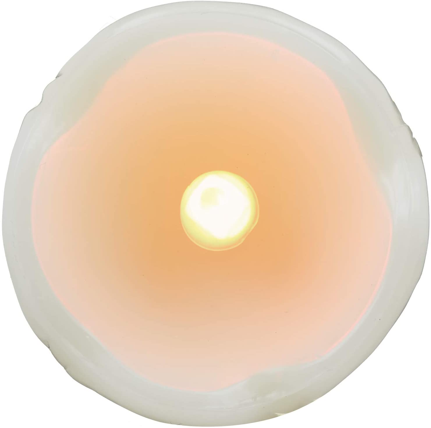 Relaxdays Σετ με 6 Κεριά με Φωτισμό Led από Φυσικό Κερί - Cream - 4052025215354