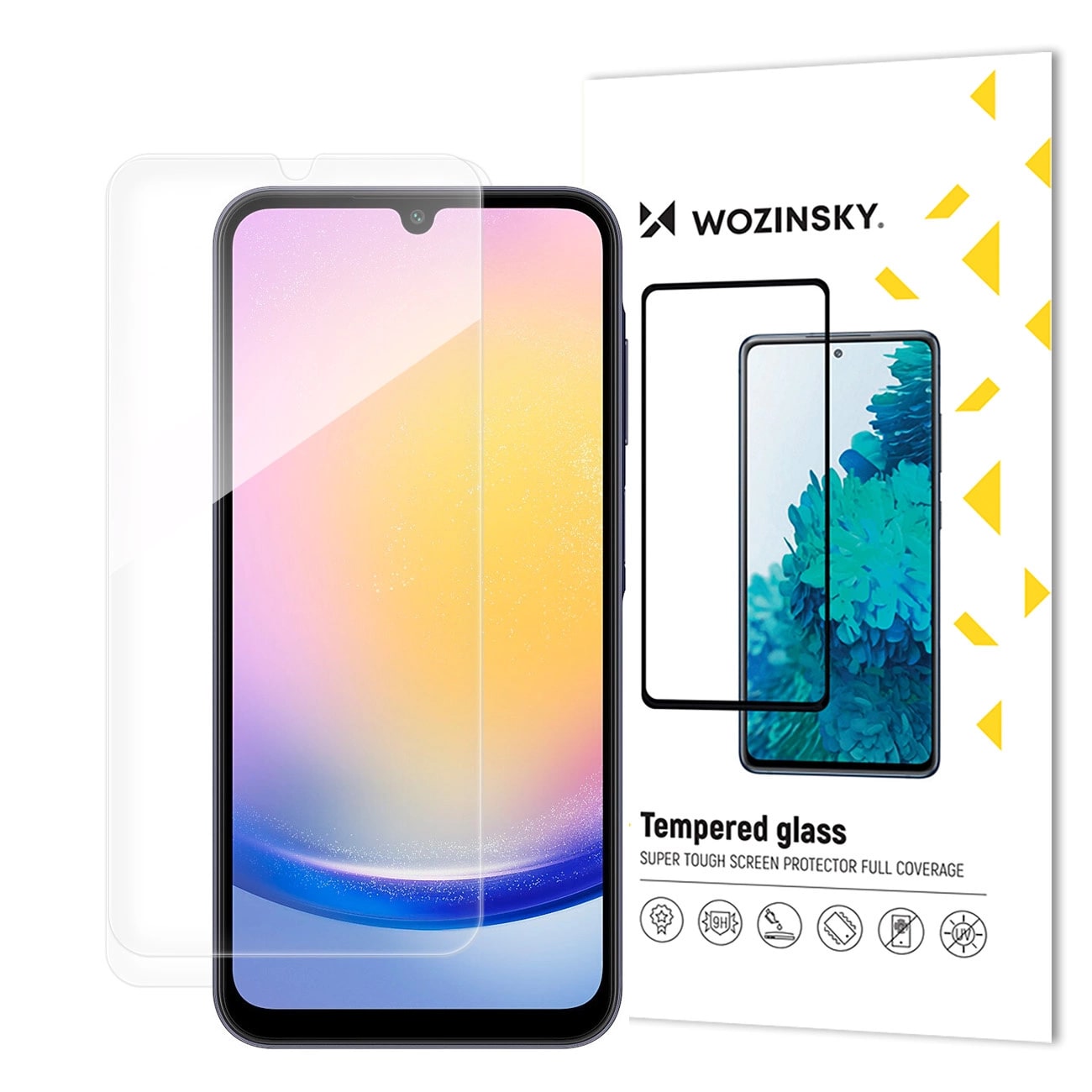 Wozinsky Samsung Galaxy A25 5G 0.33mm 2.5D 9H Anti Fingerprint Tempered Glass Αντιχαρακτικό Γυαλί Οθόνης - Clear