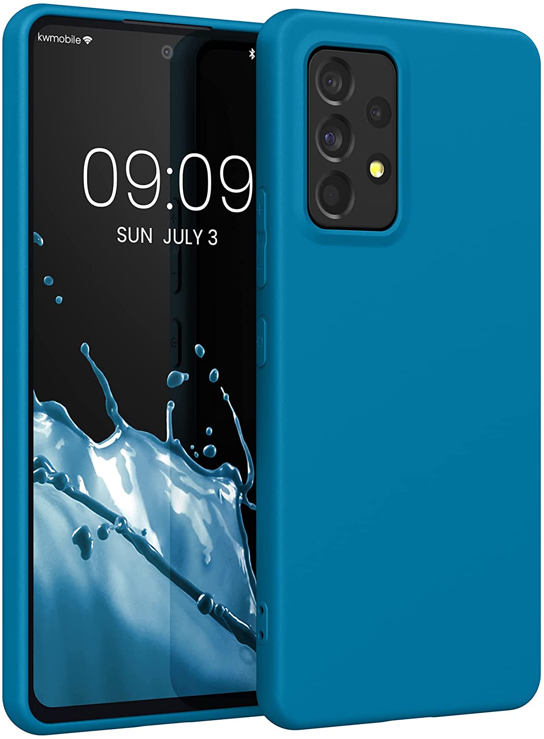 KW Samsung Galaxy A53 5G Θήκη Σιλικόνης TPU - Caribbean Blue - 57808.224