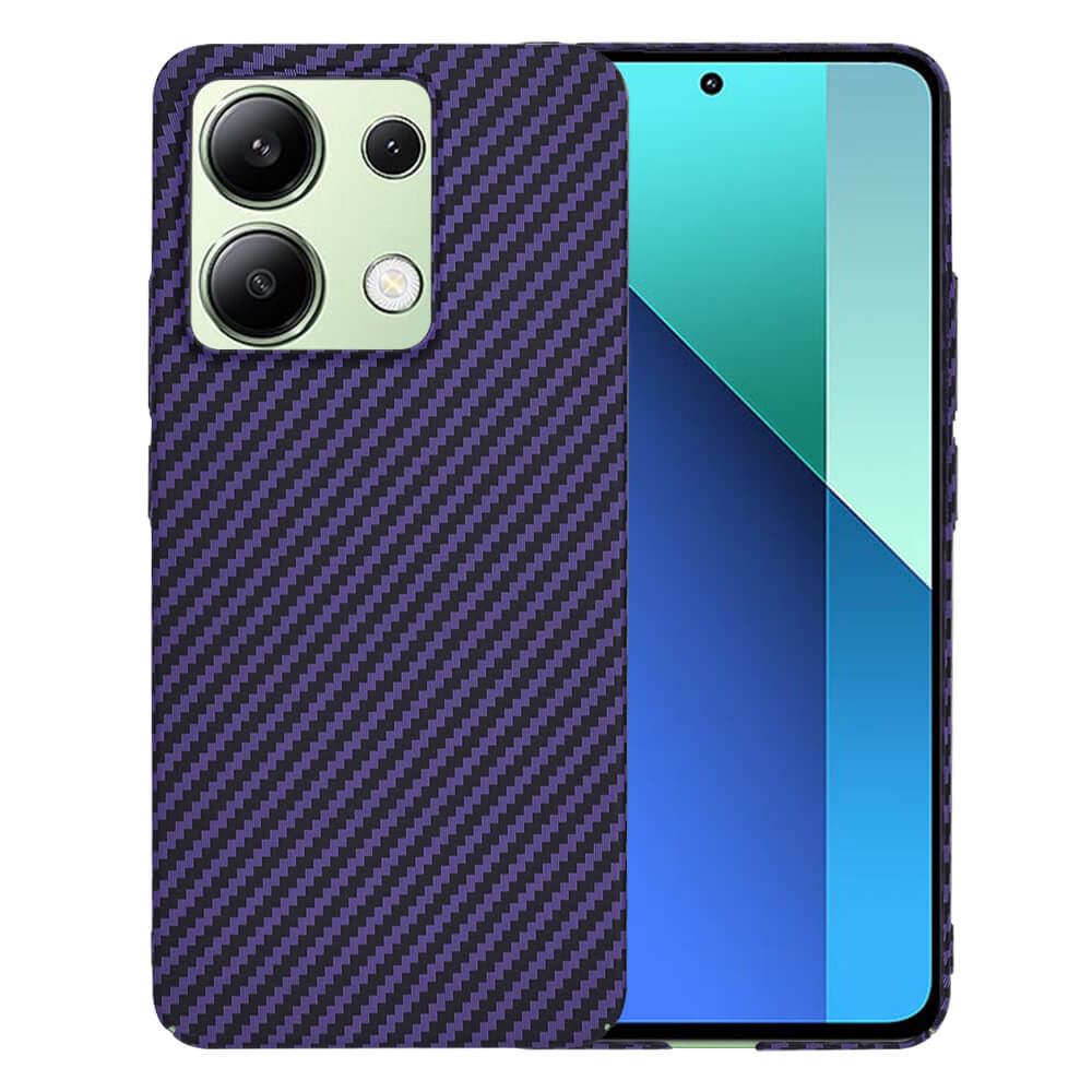 Techsuit Xiaomi Redmi Note 13 4G Σκληρή Θήκη Carbonite FiberShell - Purple