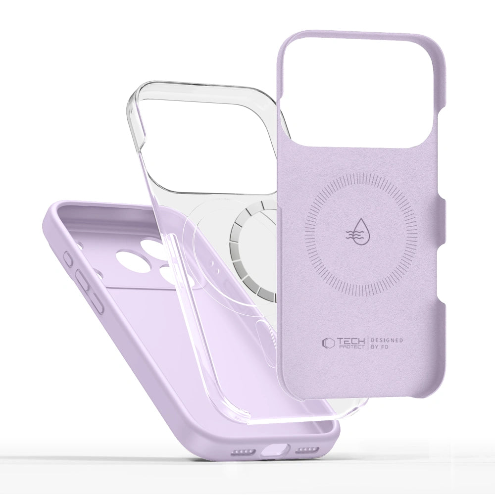 Tech-Protect iPhone 17 Pro Silicone MagSafe Θήκη Σιλικόνης - Mauve