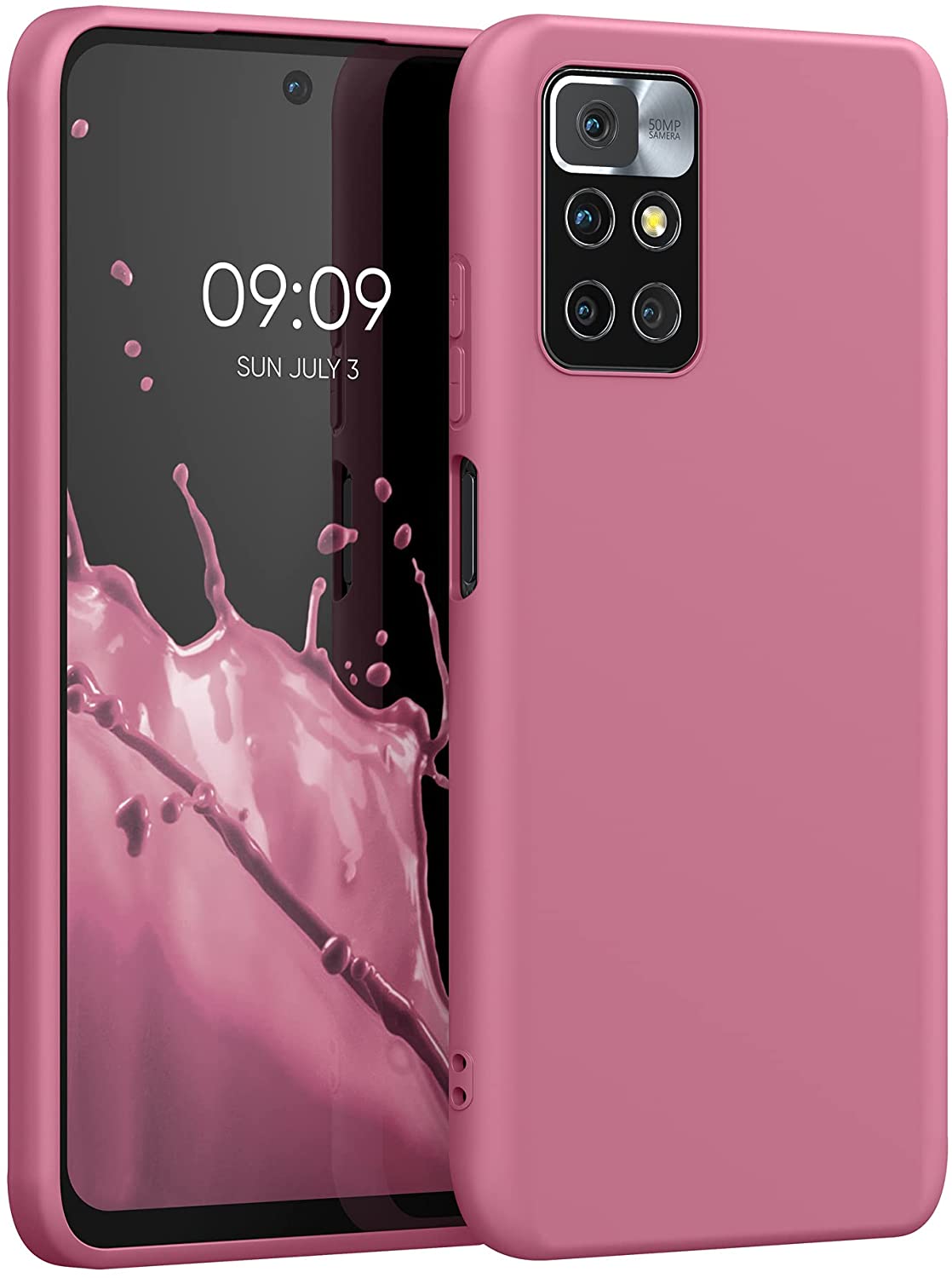 KW Xiaomi Redmi 10 Θήκη Σιλικόνης TPU - Deep Rusty Rose - 56147.167