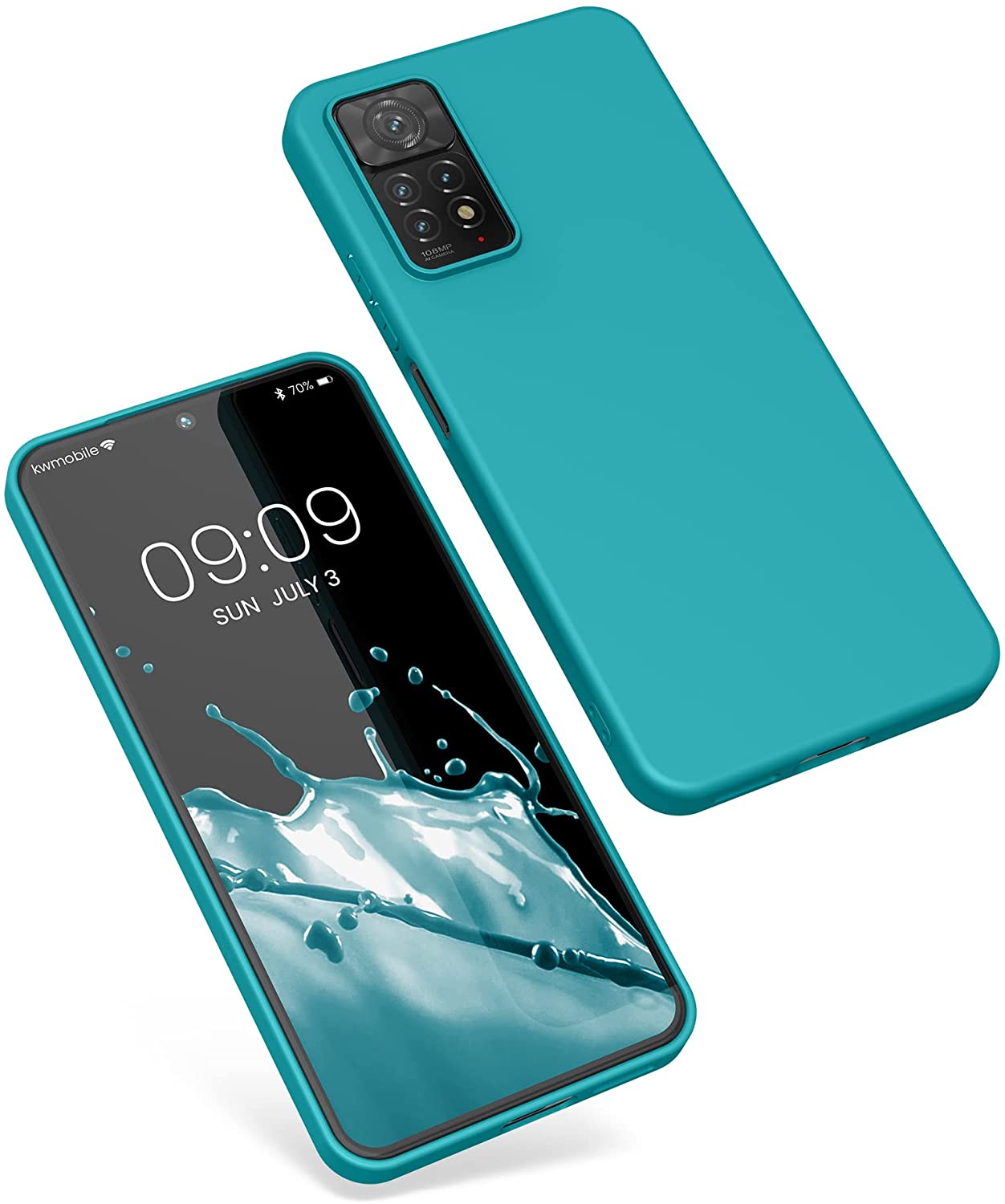 KW Xiaomi Redmi Note 11 Pro / Note 11 Pro 5G Θήκη Σιλικόνης TPU - Matte Petrol - 57369.57