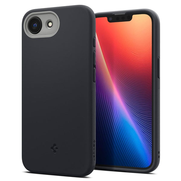 Spigen iPhone 16e - Nano Pop Mag Θήκη Σιλικόνης με MagSafe - Black Sesame