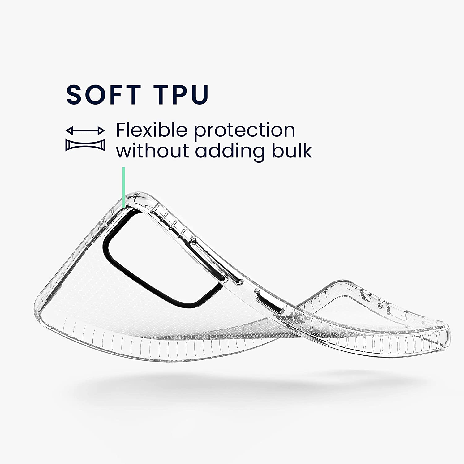 KW Samsung Galaxy A72 / A72 5G Θήκη Σιλικόνης TPU Design Honeycomb - Διάφανη - 55419.03