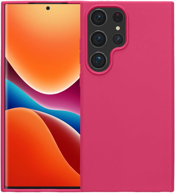 KW Samsung Galaxy S24 Ultra Θήκη Σιλικόνης TPU - Neon Pink