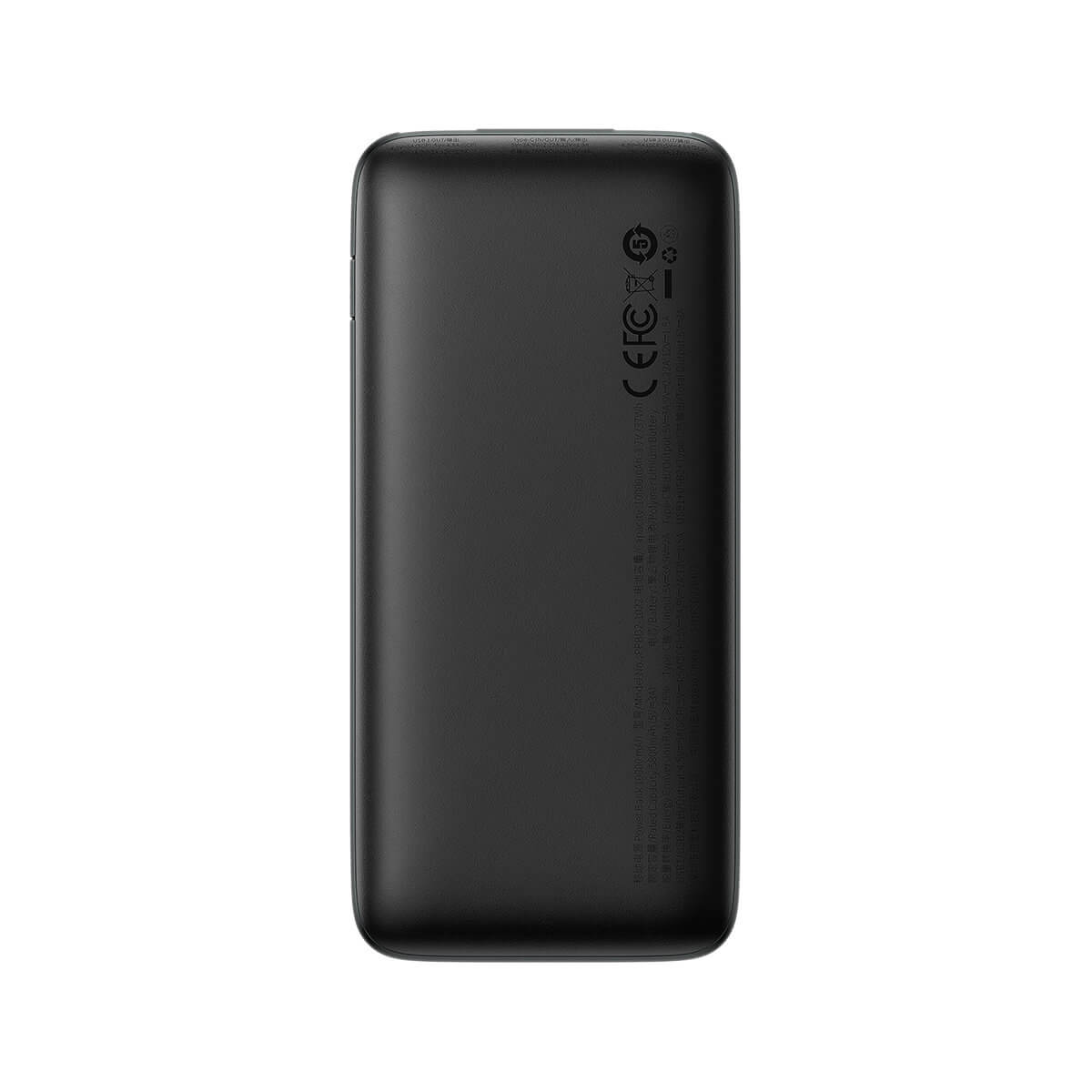 Baseus Bipow Pro 22.5W Power Bank 10000mAh 3Α με 2 Θύρες USB και 1 Θύρα Type-C - Βlack - PPBD040001